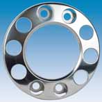 Radblende Edelstahl poliert 22,5