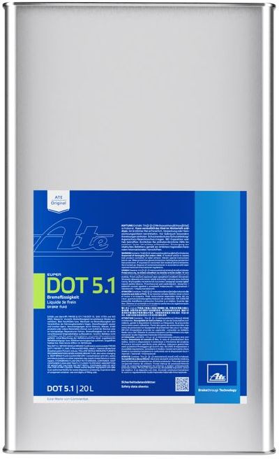 Liquide de frein Super DOT5.1 Capacit: 20 L.
