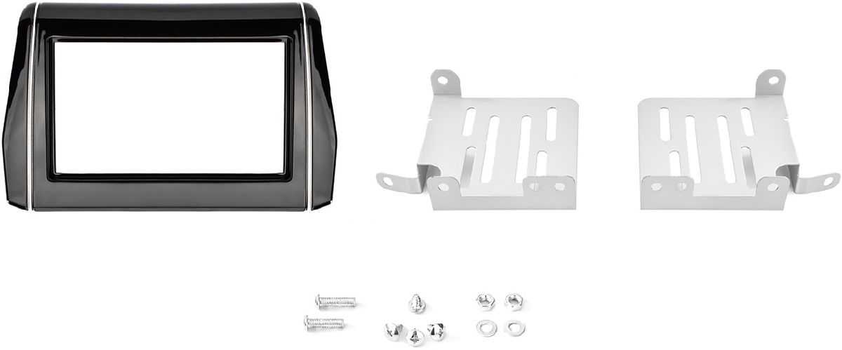 Kit Radioblende glänzend schwarz