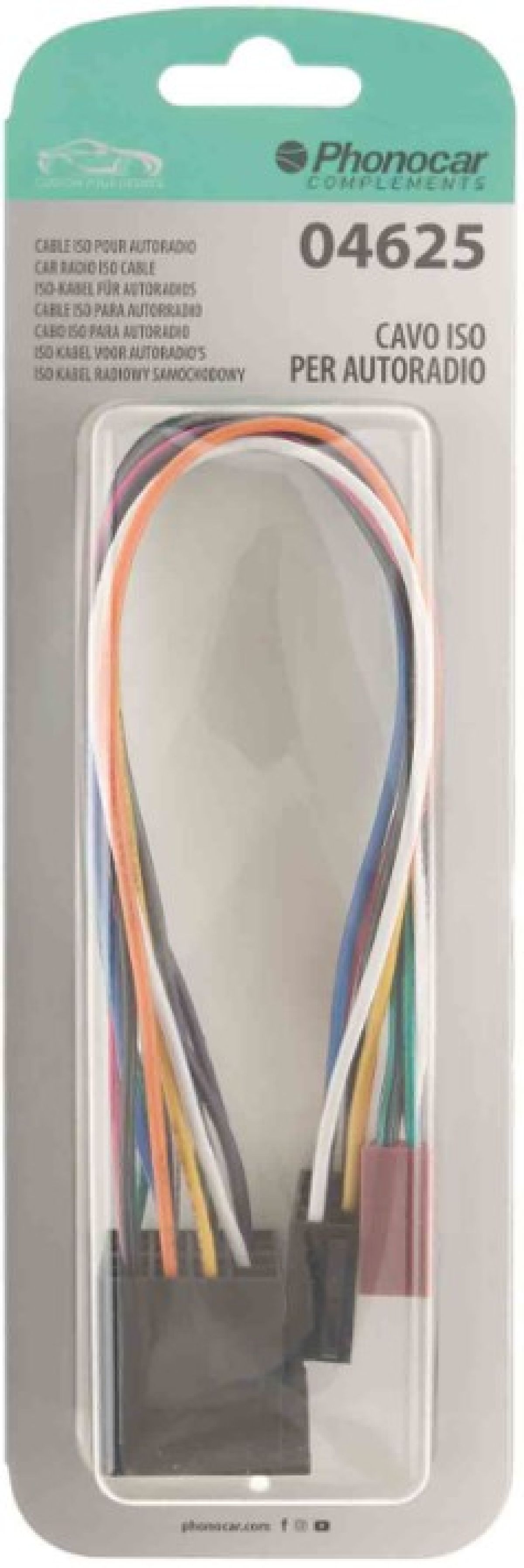 Montagesatz Stromversorgung+Lautsprecher ISO Stecker