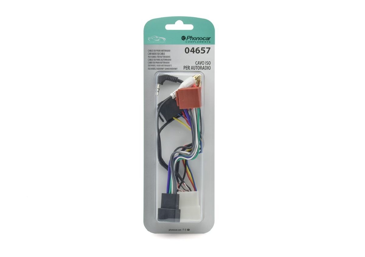 Montagesatz Stromversorgung+Lautsprecher ISO Stecker