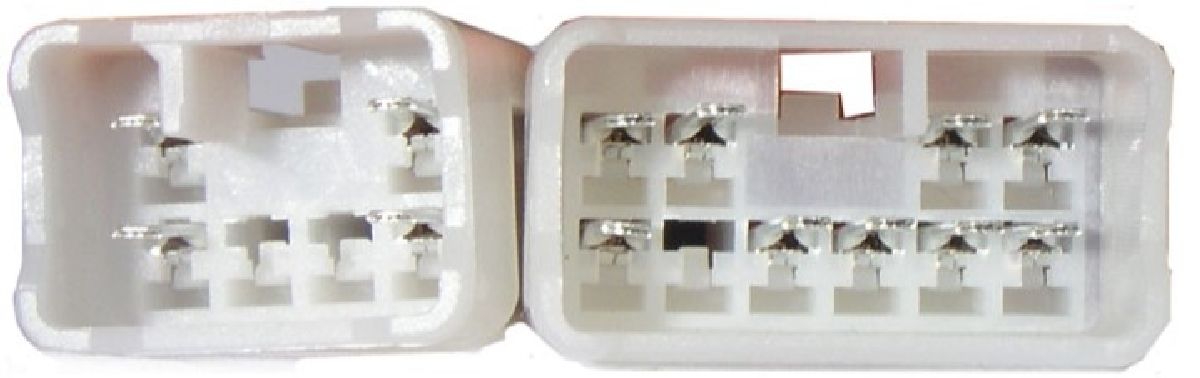 Kit de montage alimentation+haut parleur connecteur ISO