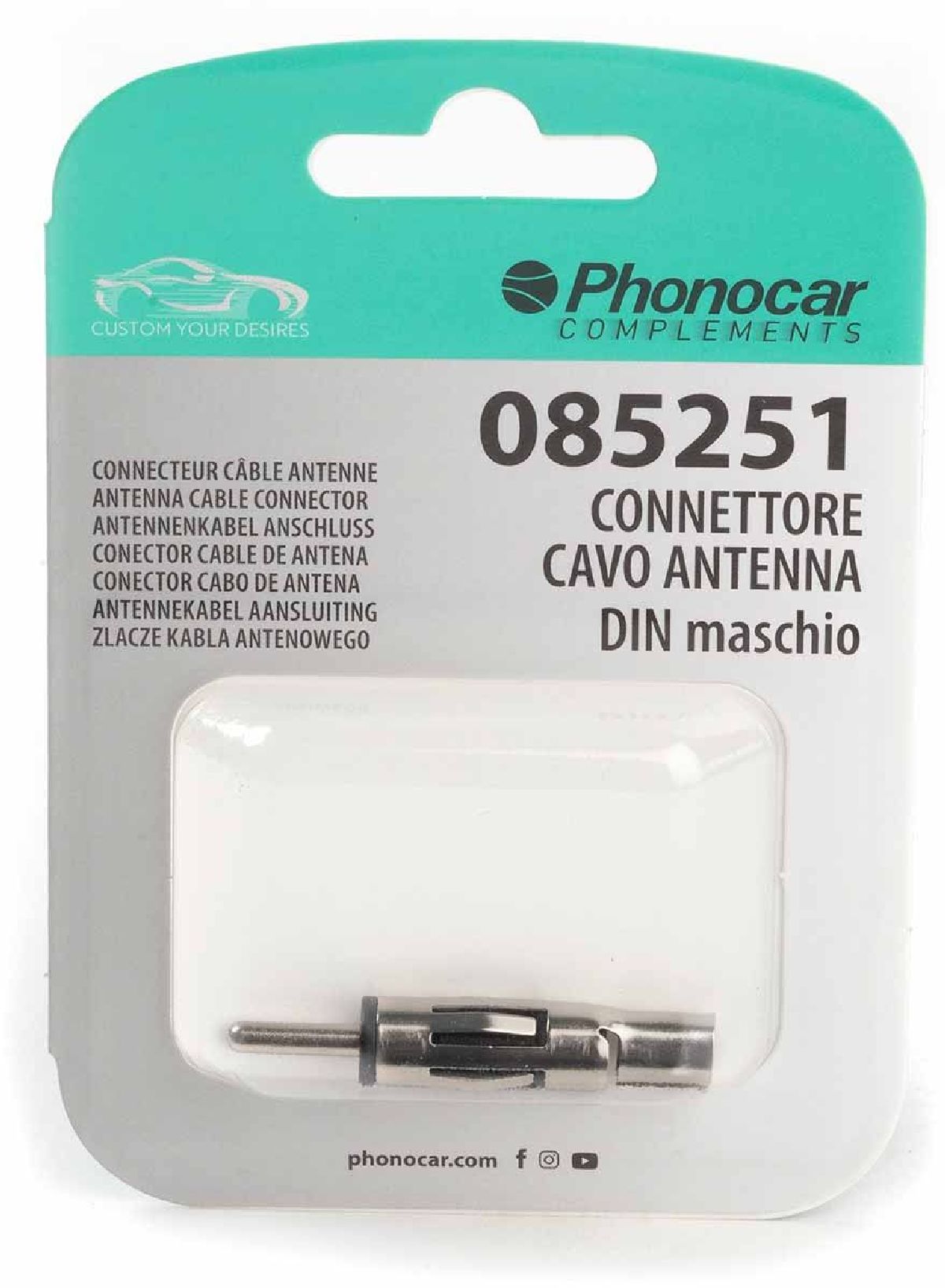 Connecteur cble antenne Connecteur DIN