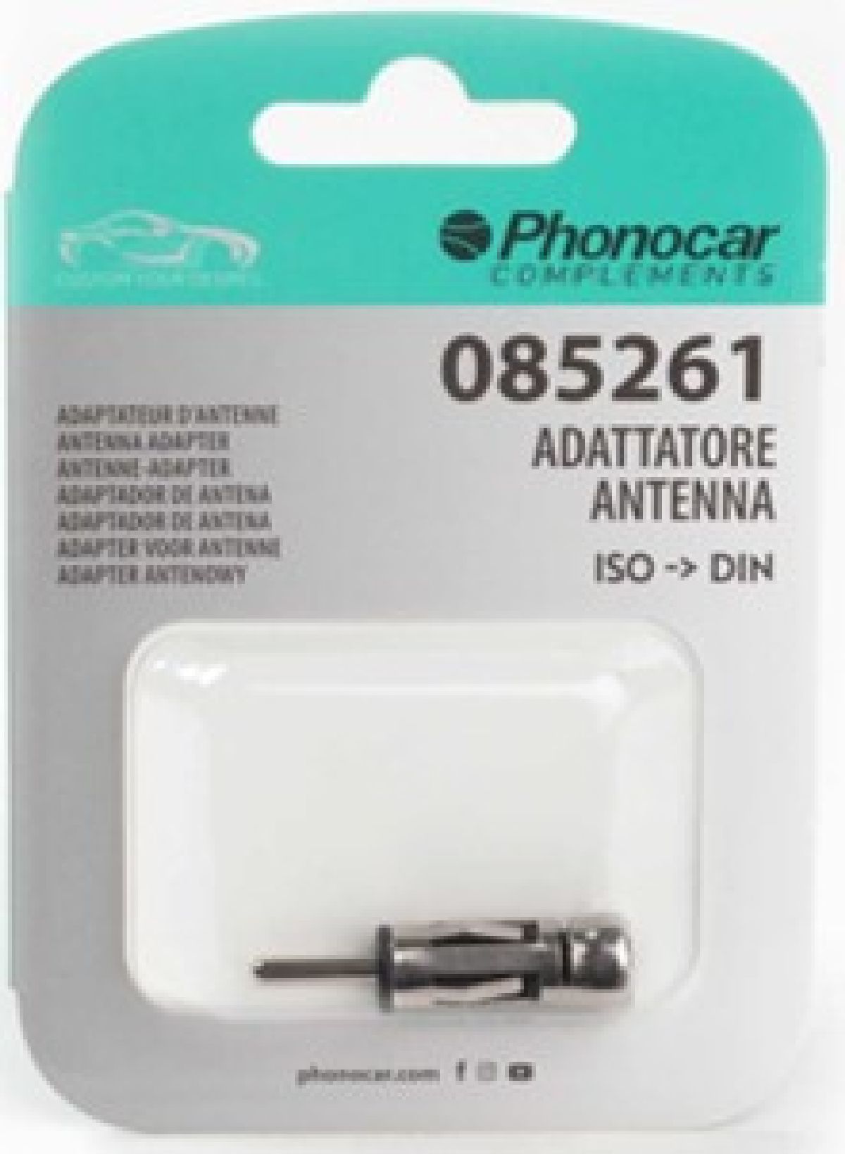 Antennenadapter AM/FM Universal, ISO - DIN