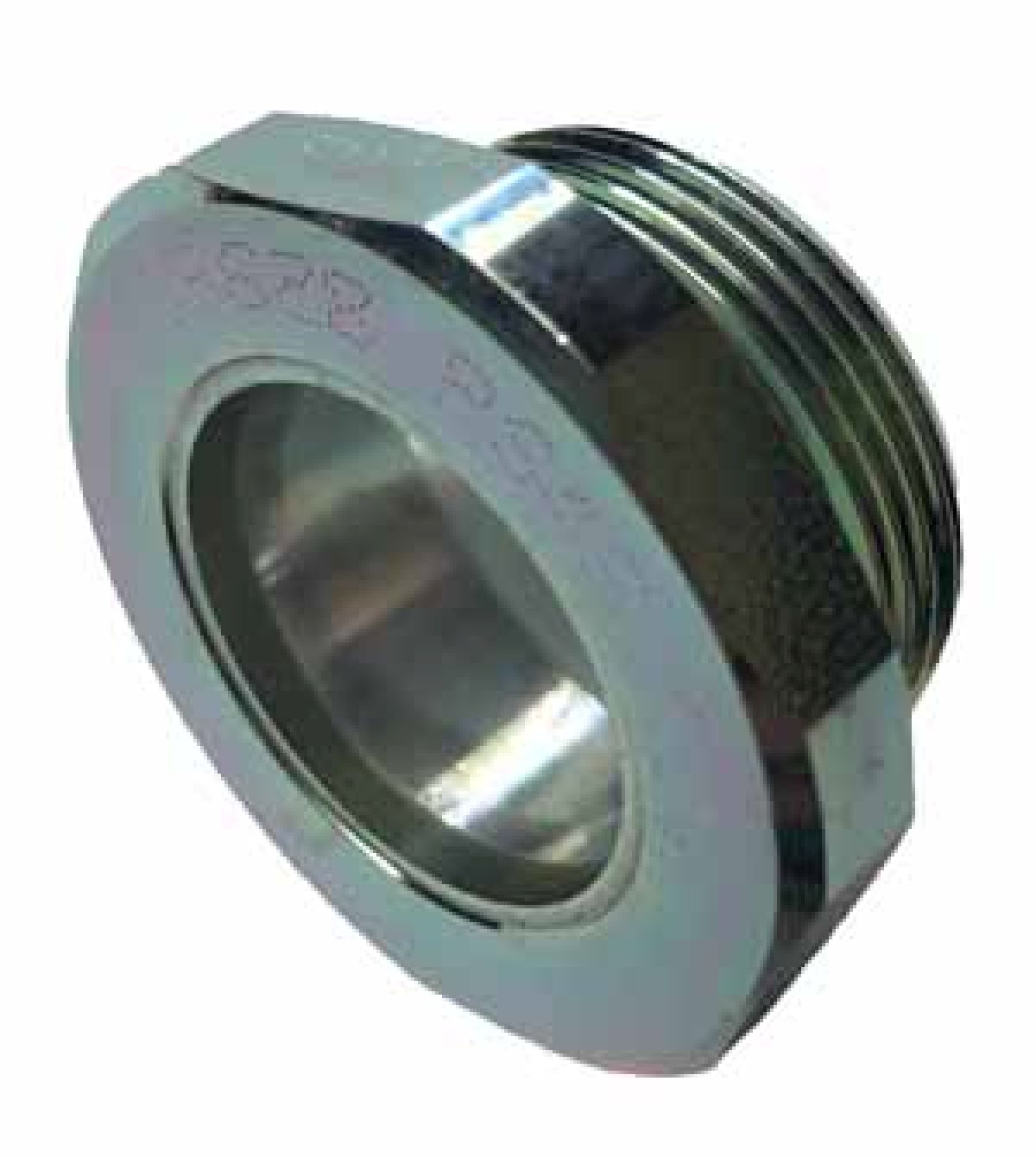 Schauglas D=22  Ecke vorne