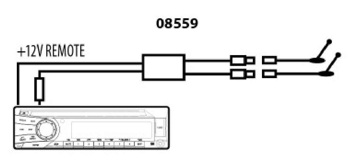 Cble adaptateur d'antenne DIVERSITY - FAKRA -> DIN