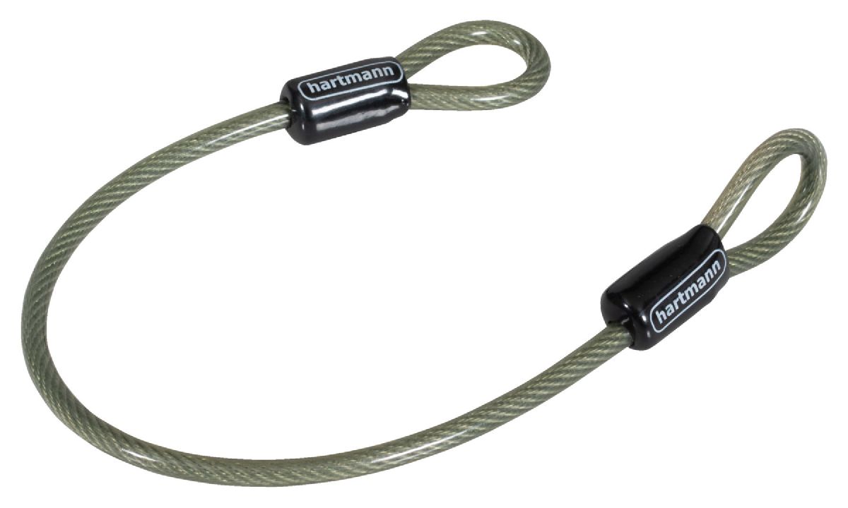 Helmsicherungskabel 37x6mm / grau-transparent