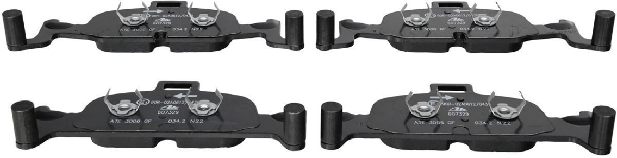 Bremsbelagsatz, Scheibenbremse