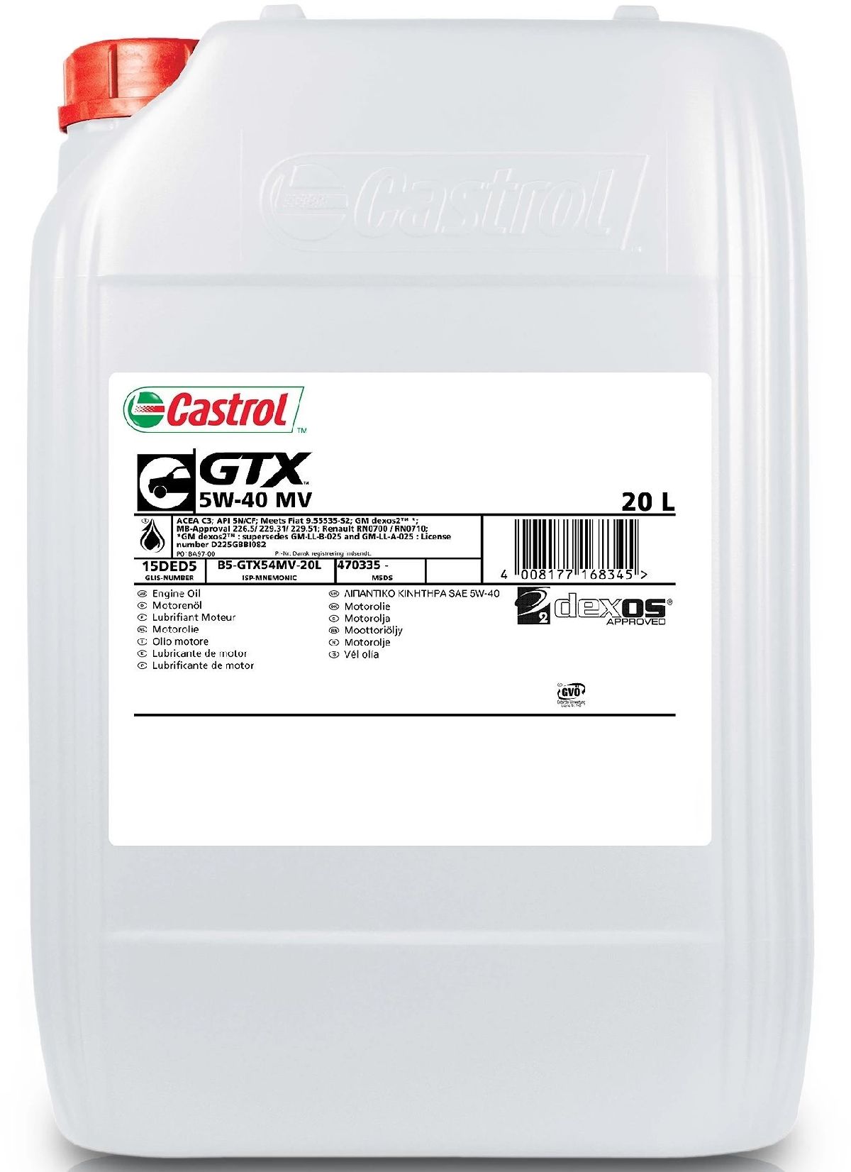 Castrol GTX 5W-40 MV