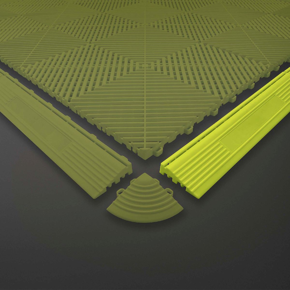 Profil� pour carrelage 40x7x1.8cm (m�le) jaune