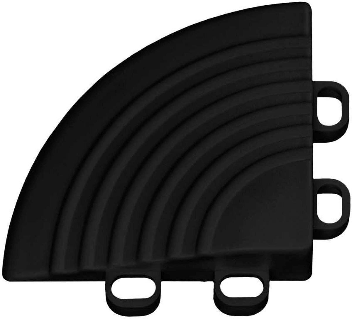 Coin de dalle 7x7x1,8 cm noir