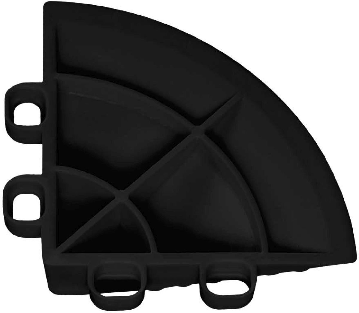 Coin de dalle 7x7x1,8 cm noir