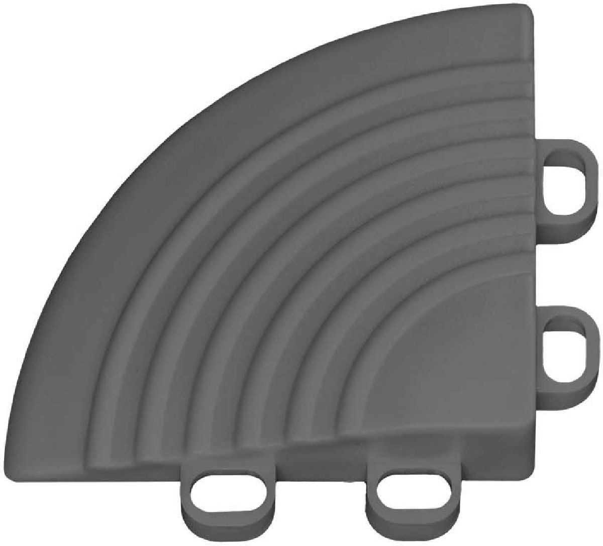 Coin de dalle 7x7x1,8 cm gris