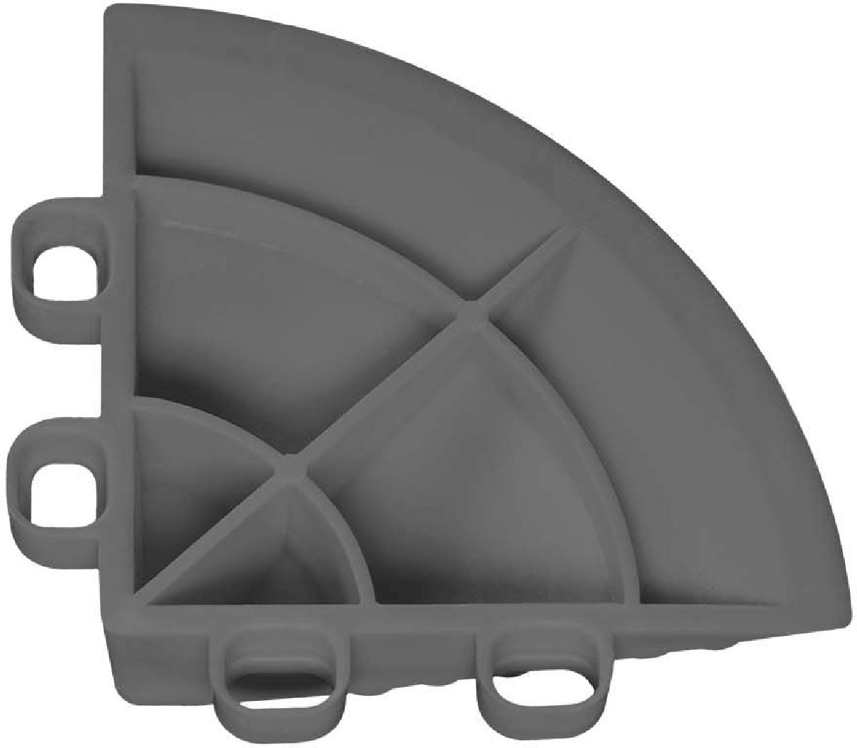 Coin de dalle 7x7x1,8 cm gris