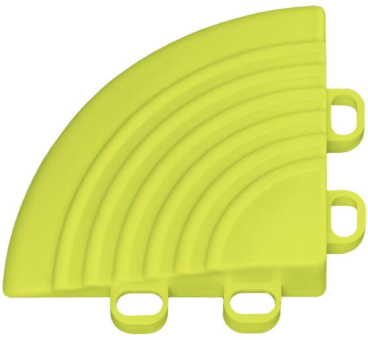 Coin de dalle 7x7x1,8 cm jaune