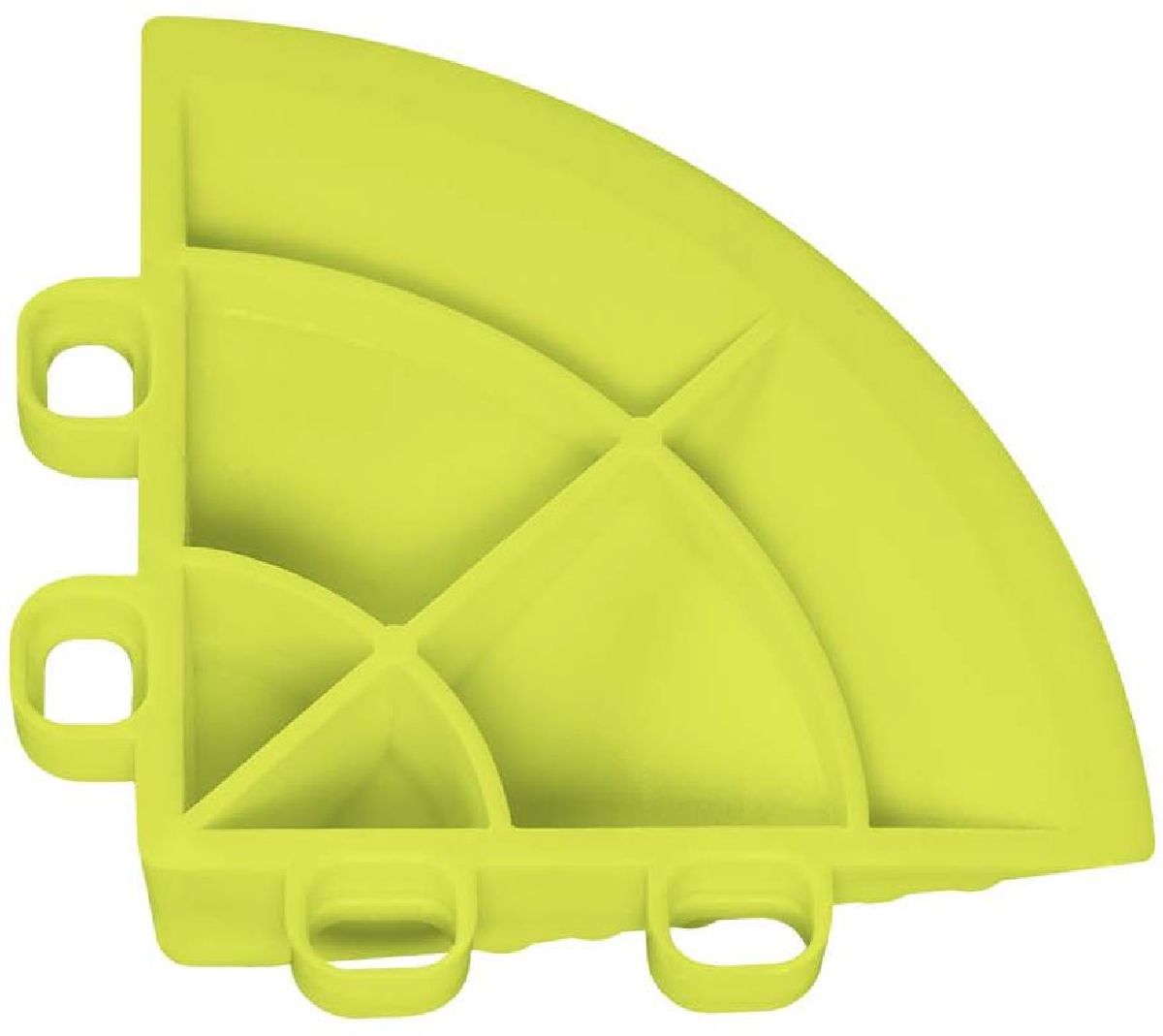 Coin de dalle 7x7x1,8 cm jaune