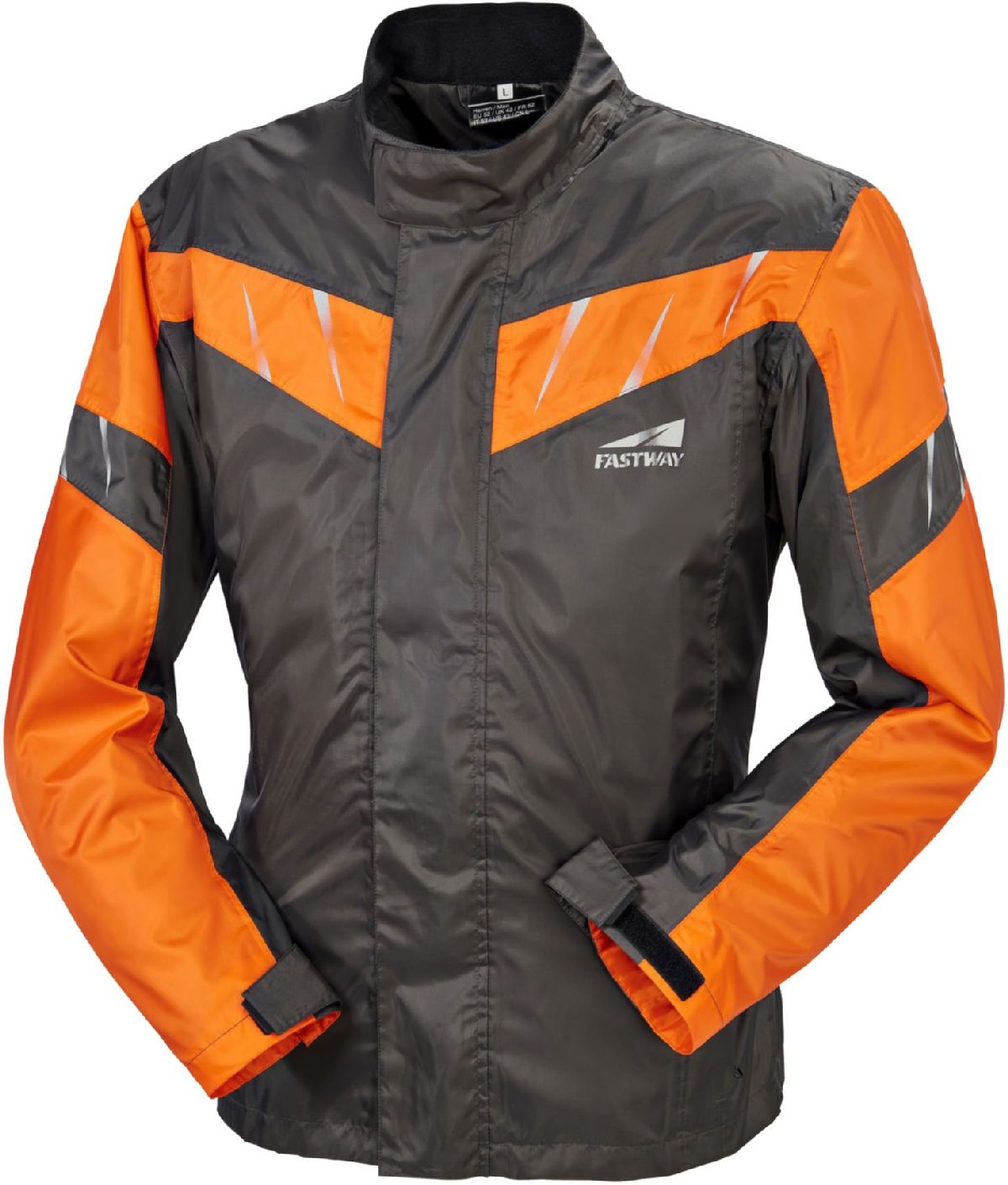 Fastway Regenjacke Grau/Orange