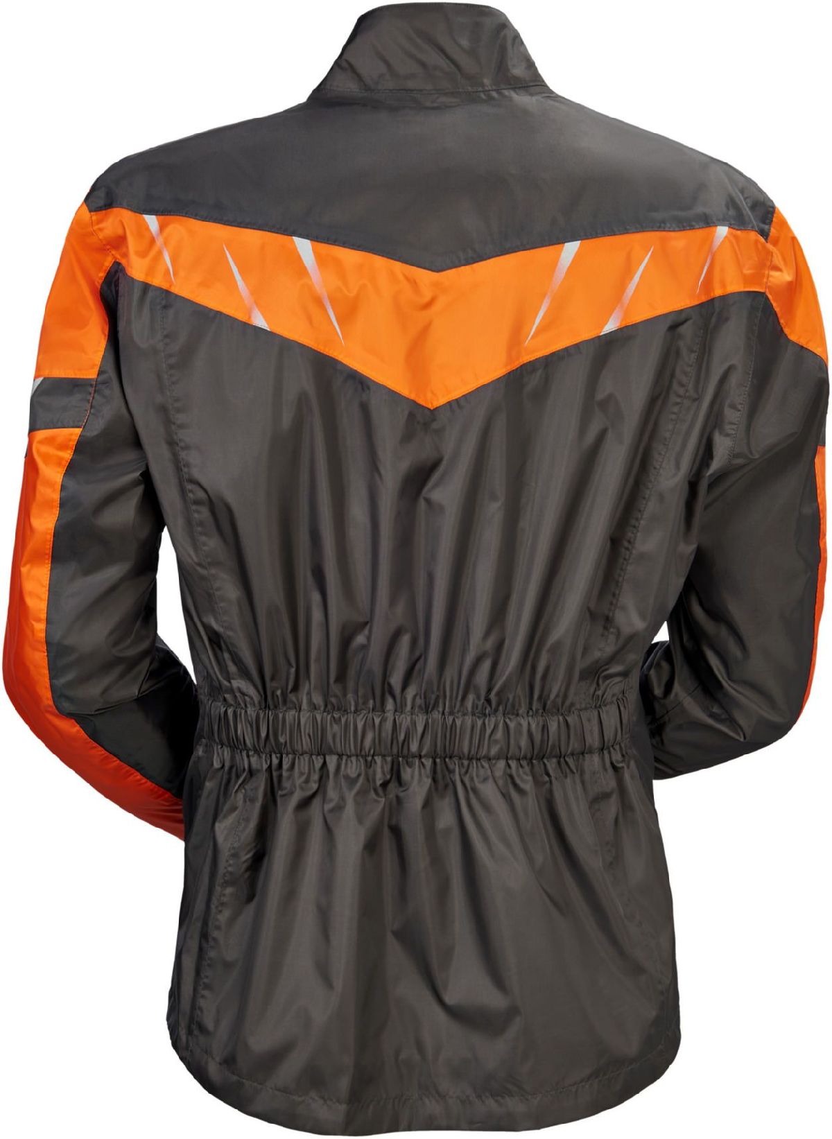 Regenjacke Grau/Orange Grsse 3XL