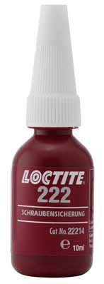 Loctite 222 Fest. Niedrig Flasche  10 ml (VPE 12)