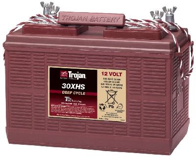 Trojan Bloc-Batterie 12V/105Ah-130Ah LxLxH 354x171x256mm/C:0