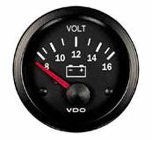 VDO Voltmeter 52mm 12V Vision