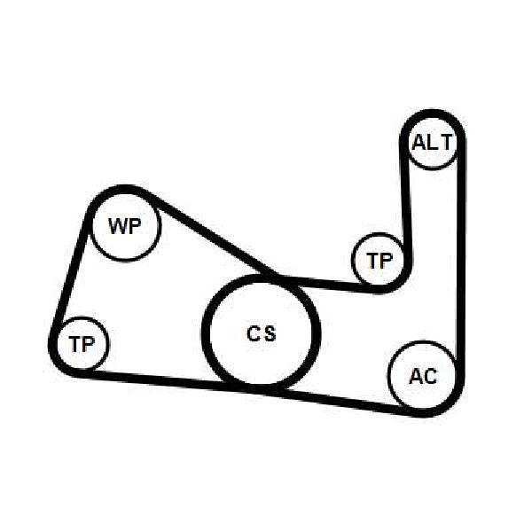 Keilrippenriemensatz 