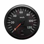 VDO Tachometer elektronisch 24V 140 mm / 125 km/h / Durchlichtausfhrung