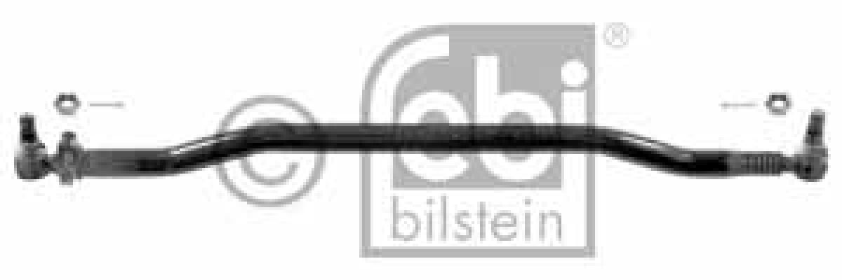 Lenkstange m. Kronenmuttern u. Splinten