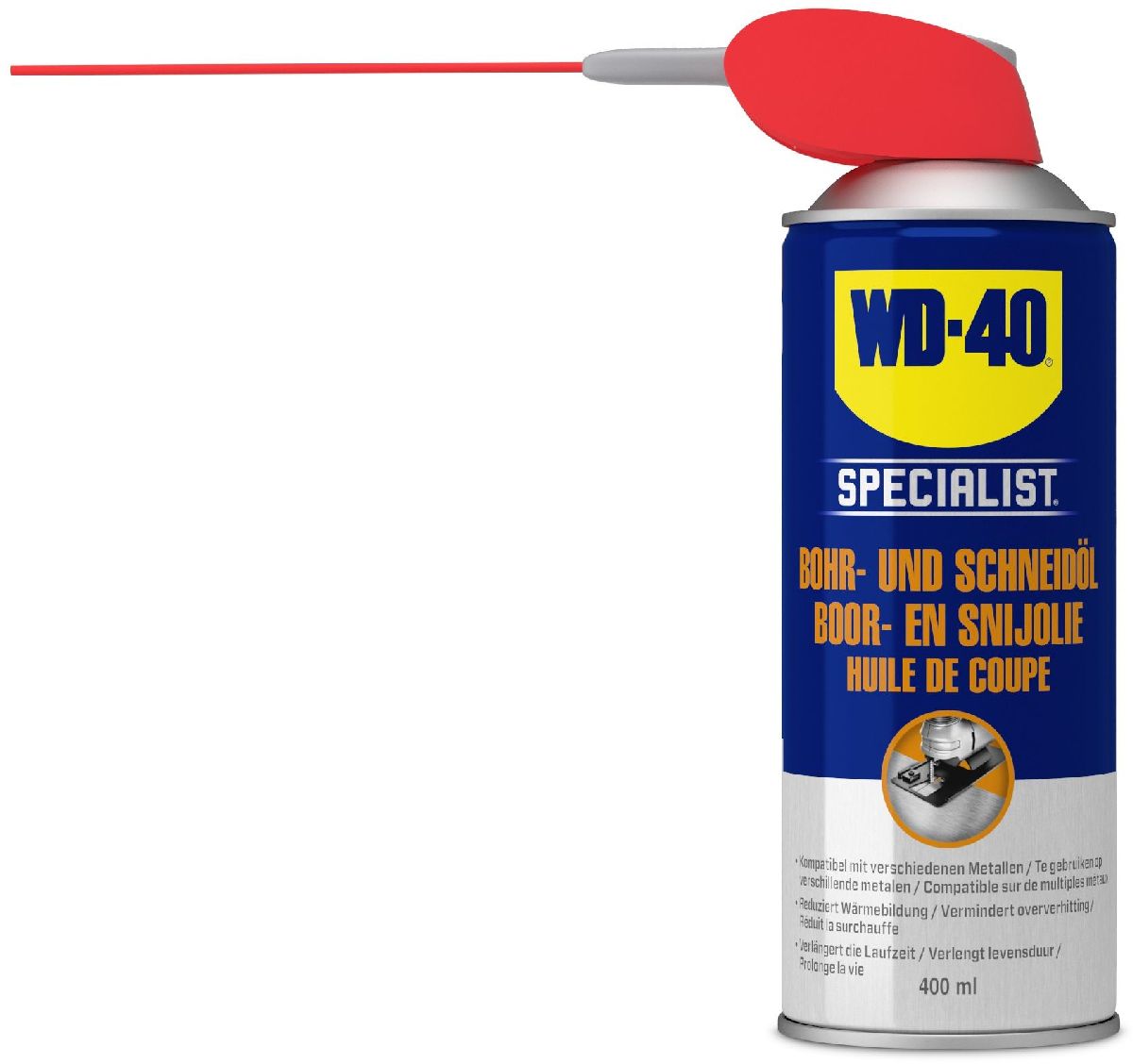 WD-40 Specialist Bohr&Schneidel 400ml mit Smart Straw