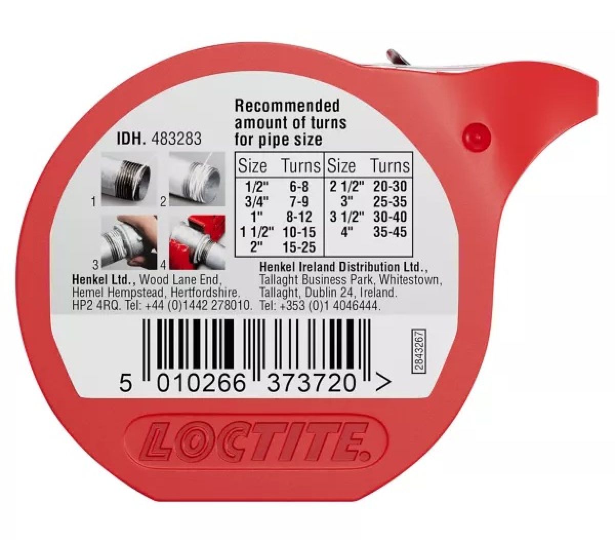 Loctite 55 Breite: 24mm / L�nge: 50m / (VPE 24)
