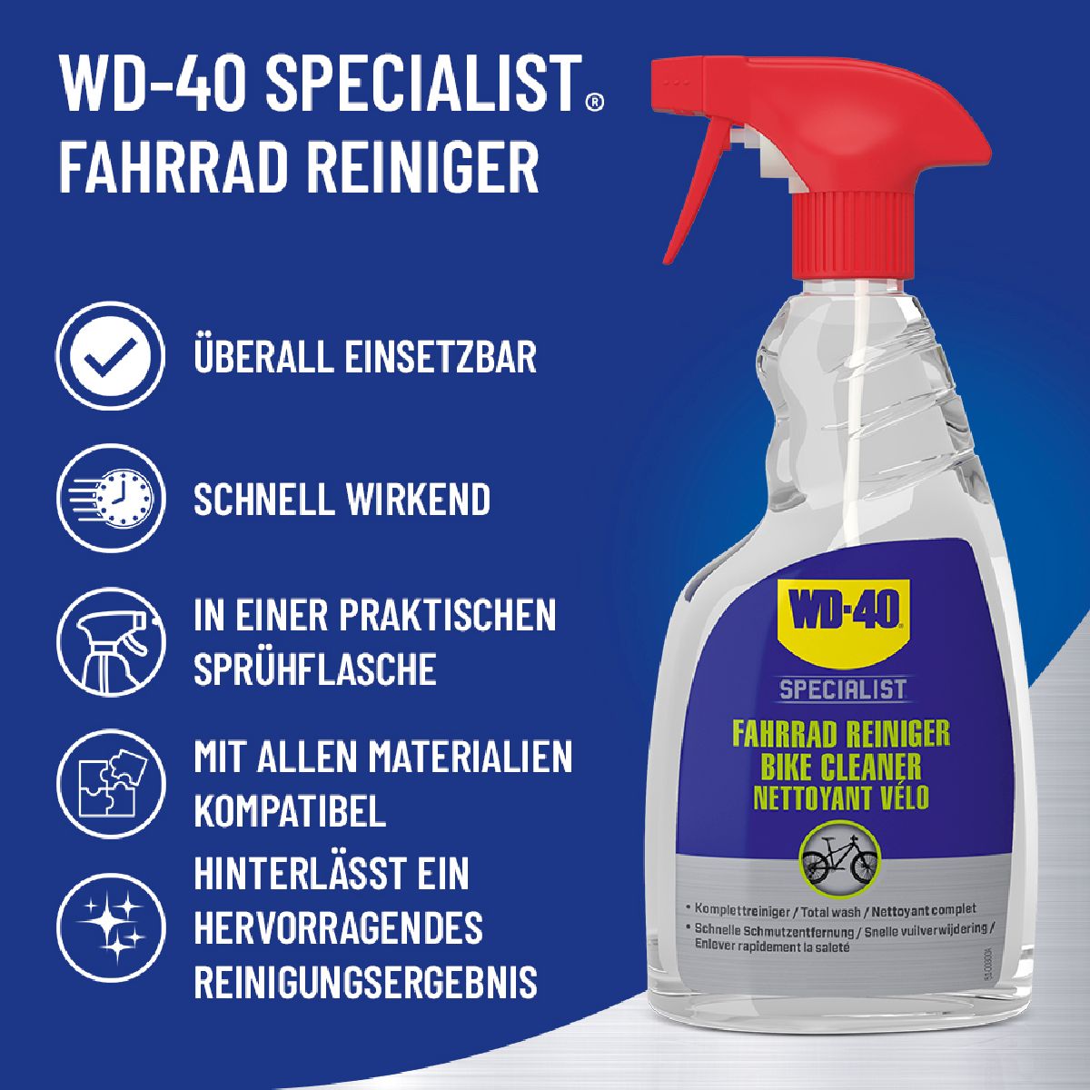 WD-40 Bike Reiniger Sprühflasche 500 ml