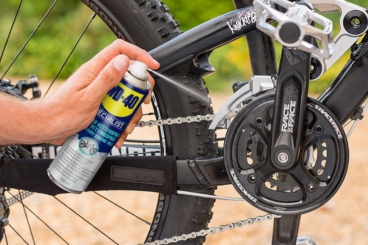 WD-40 Bike lubrifiant chaînes tout cond. Bombe aérosol 250 ml