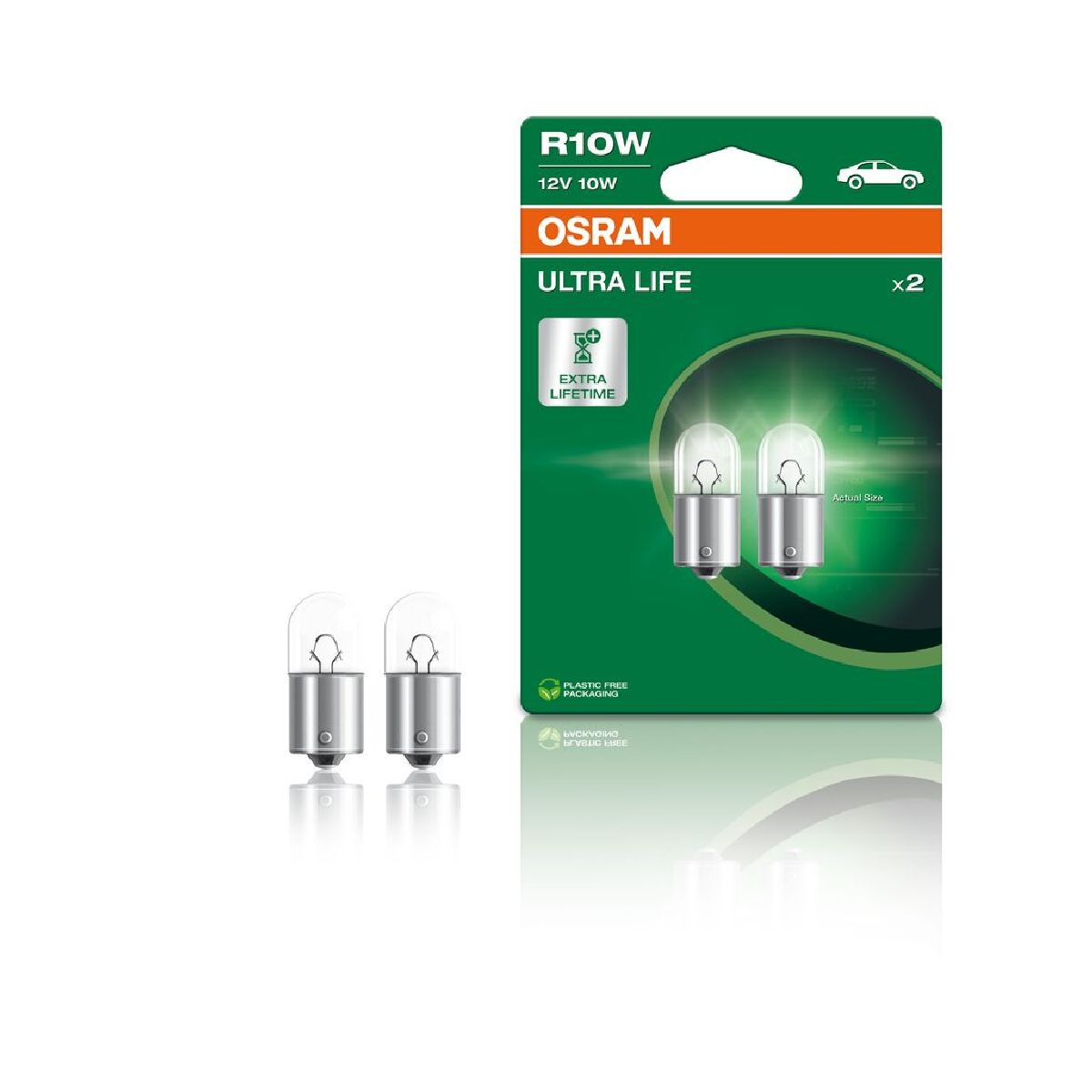 Gl�hlampe ULTRA LIFE R10W R10W 12V 10W BA15s