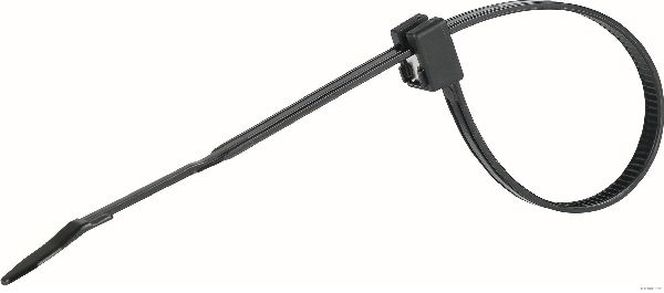 Attaches c�bles VPE 100 noir 4,8 x 200 mm