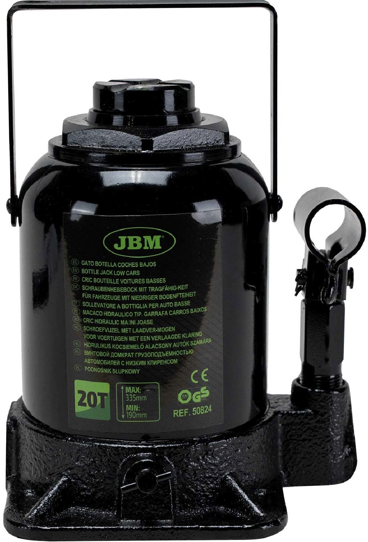 Stempelheber f&uuml;r niedrige Fahrzeuge