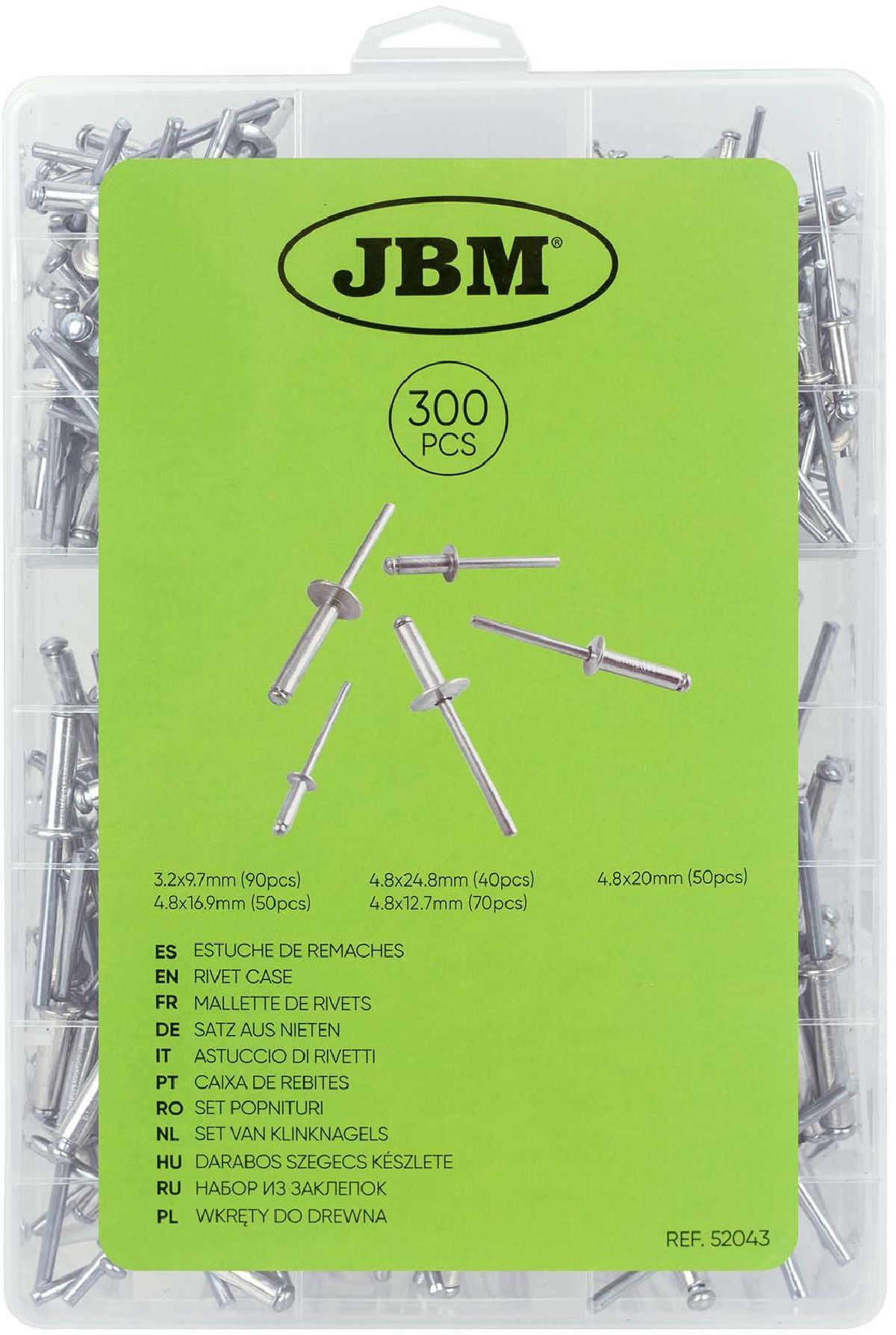 Lot de rivets 300 pi�ces