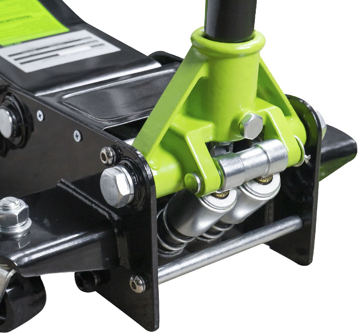 Wagenheber niedrig mit 2-Fach Hubkolben 2t