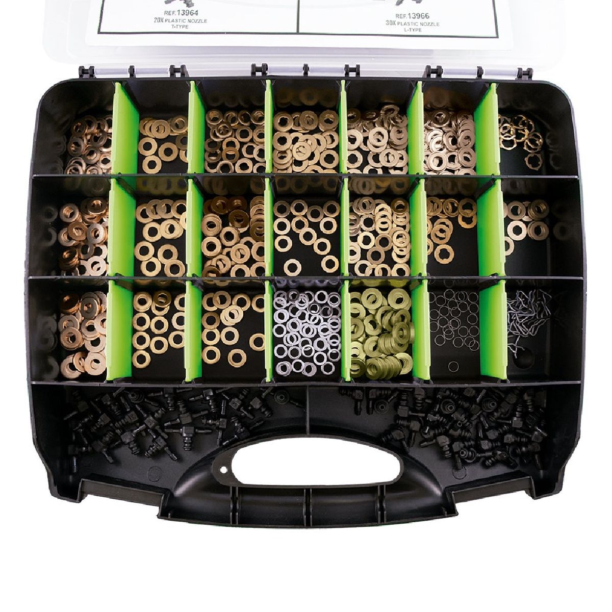 Injektor-Kupferringe Set 551-teilig