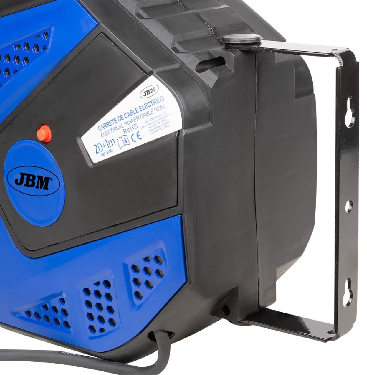Enrouleur de c�ble 230V, bleu 21m