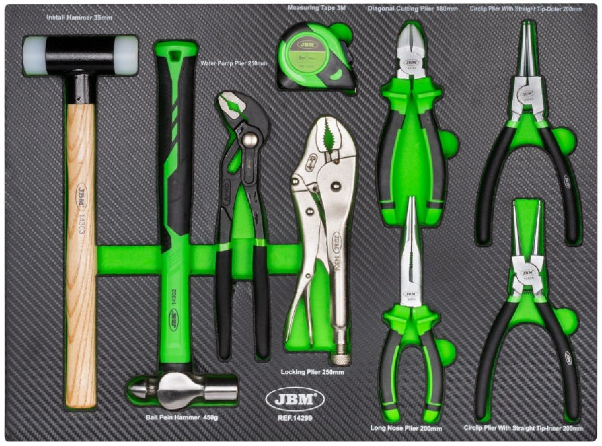 Assortiment d outils EVA carbone 4 modules