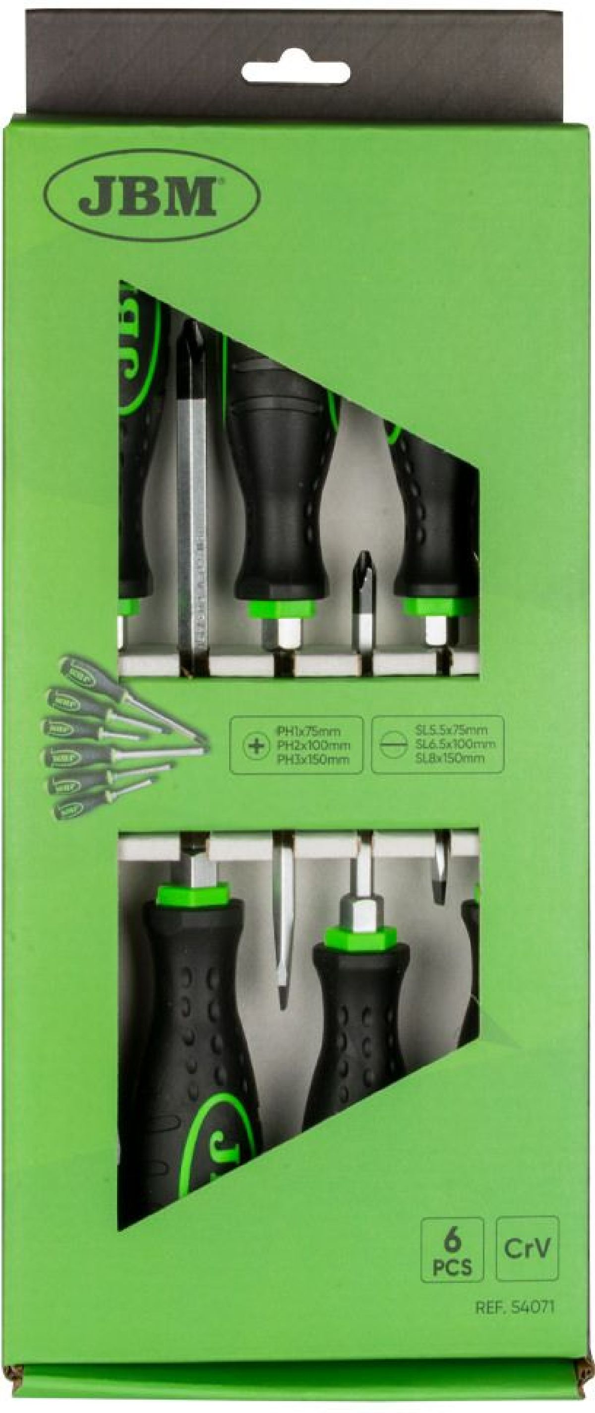 Jeu de tournevis � tige 6 pi�ces