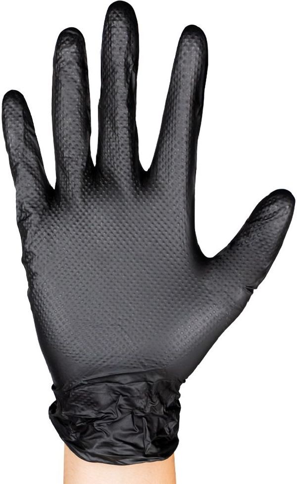 Einweg-Nitrilhandschuhe Diamant 7 Mil. schwarz/Grösse XL / VPE100