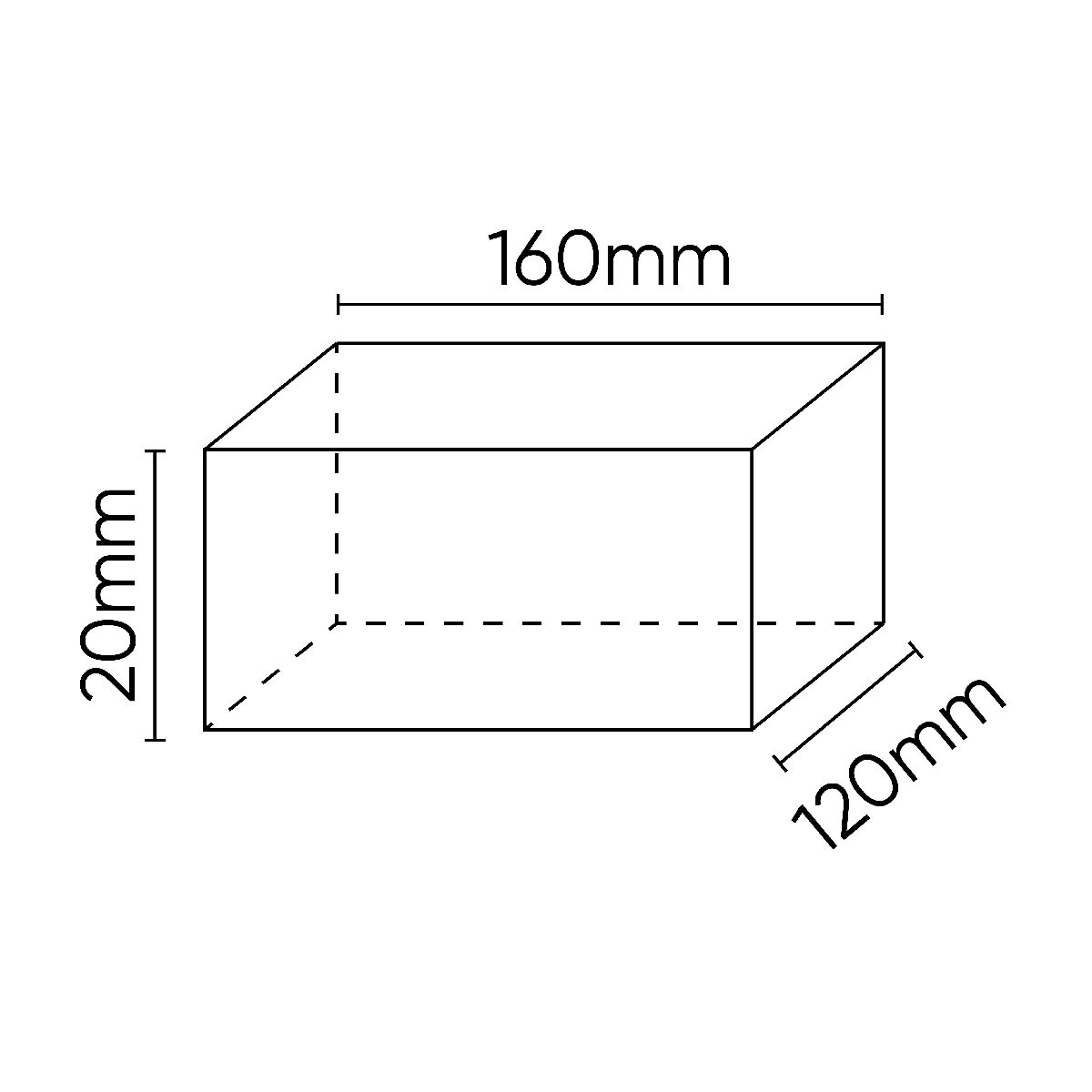 Support en caoutchouc pour pont �l�vateu 160x120x120mm