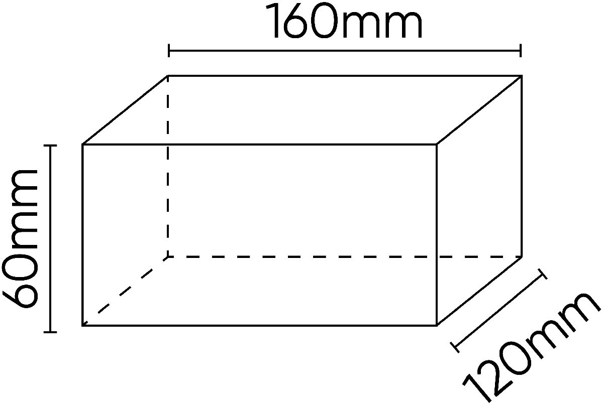 Support en caoutchouc pour pont �l�vateu 160x120x60