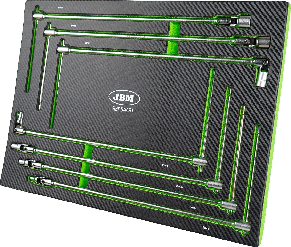 Modul T-Griff Steckschlssel 7-teilig, 7-19mm