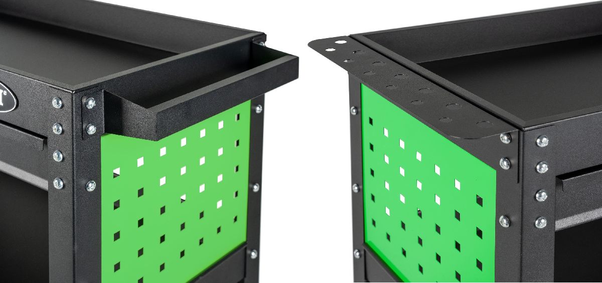 Werkzeugwagen leer 3 Ablagen, 1 Schublade