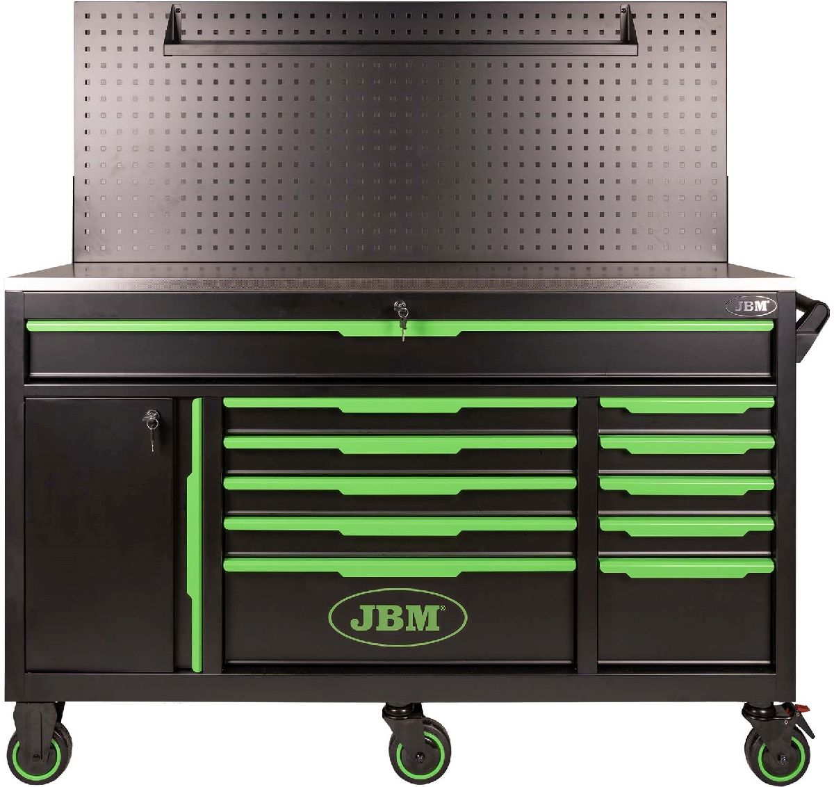 Wekrzeugwagen leer, mit 11 Schubladen