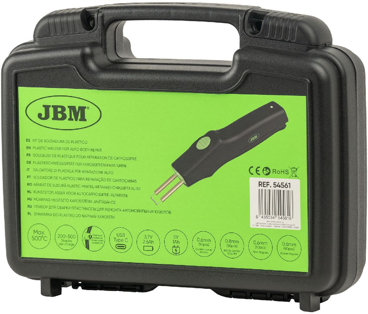 Appareil de soudage des plastiques pour les r�parations de carrosserie