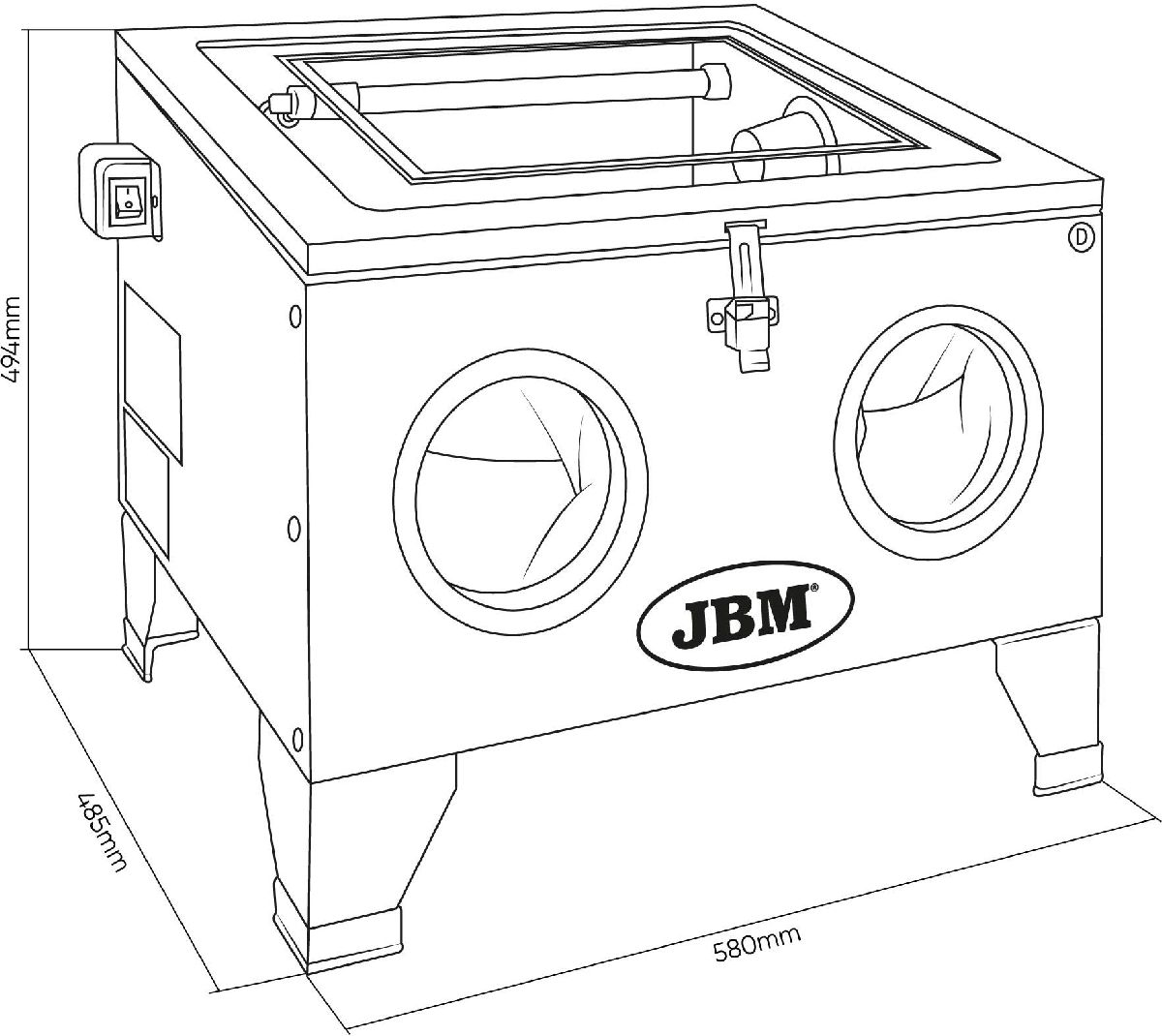 Sandstrahlreinigungsmaschine 90L