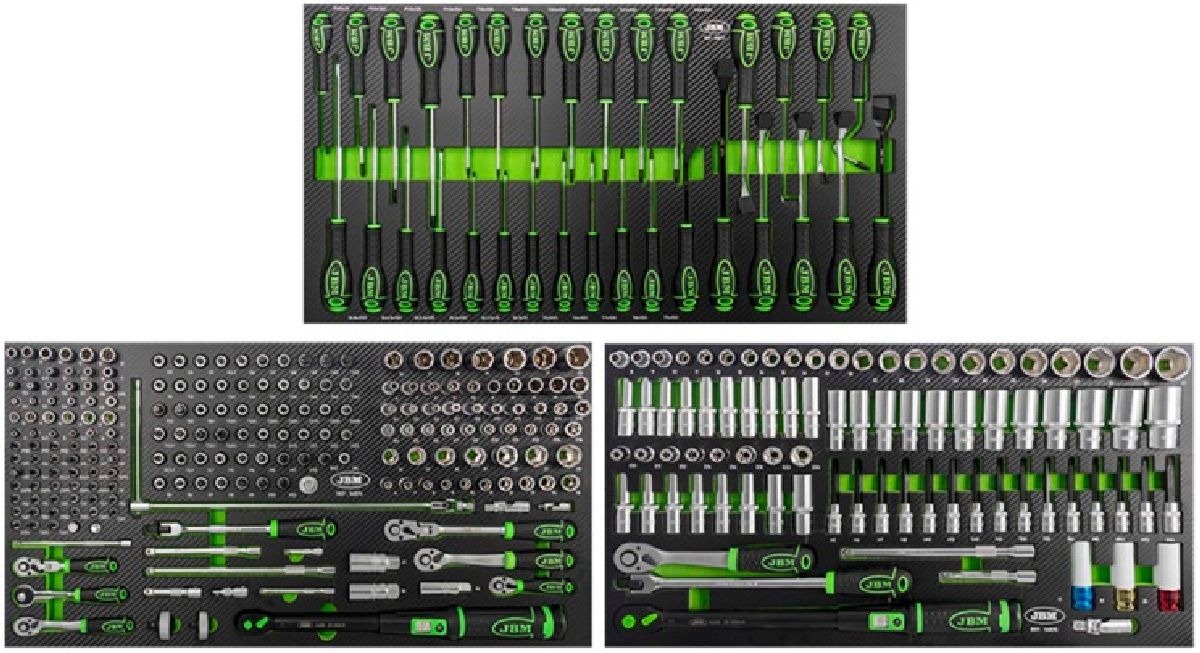 Assortiment d outils EVA carbone 7 modules
